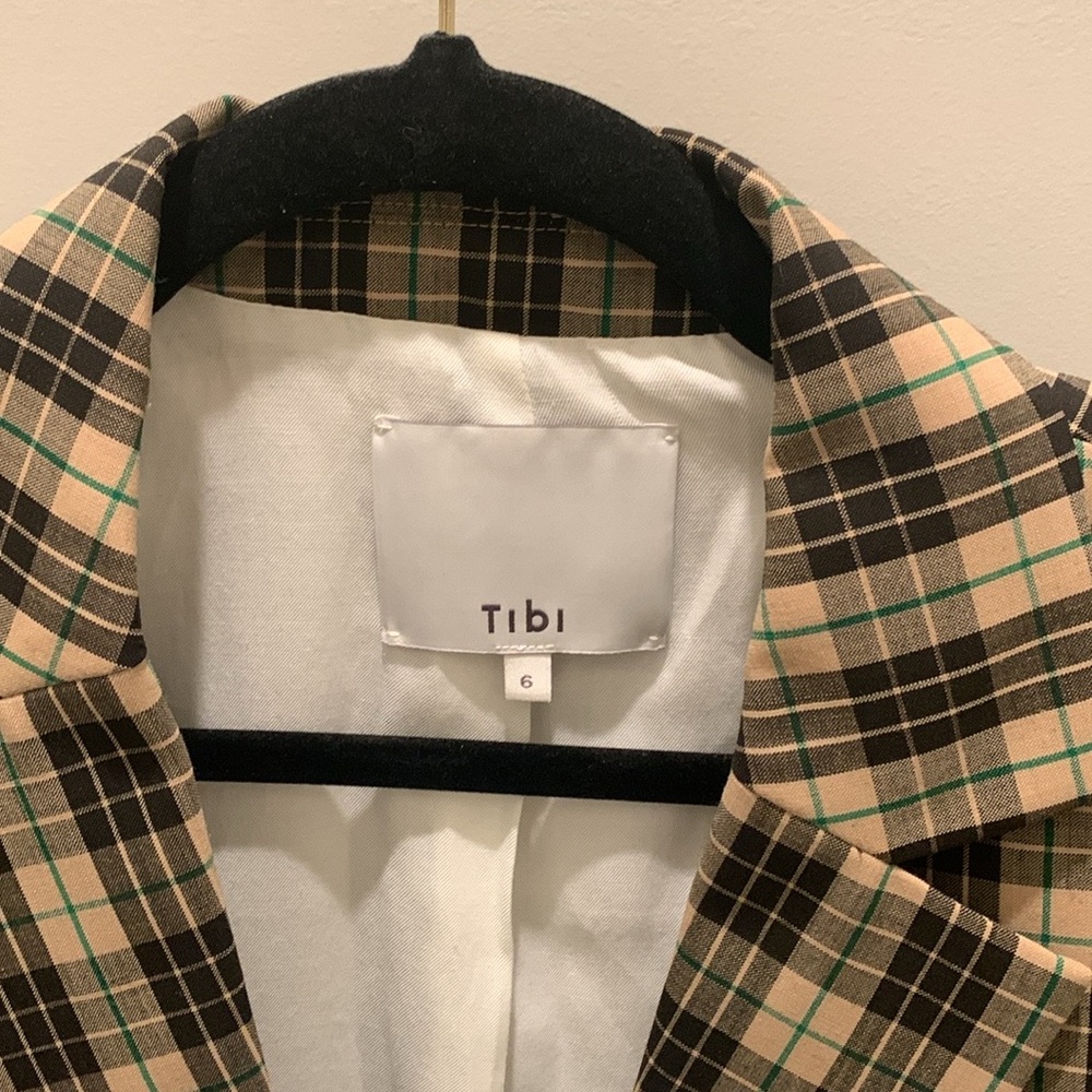 Tibi Tristan plaid blazer - Picture 3 of 5